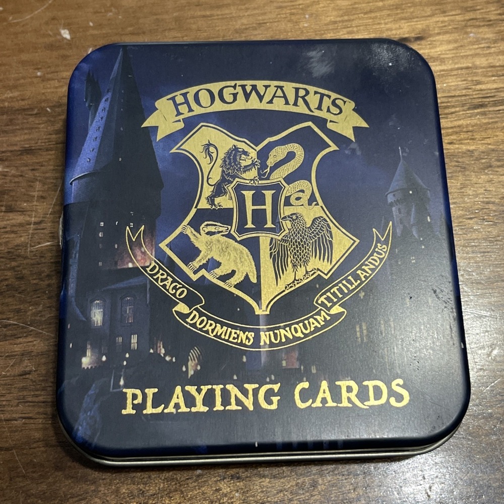 Harry Potter‎ Wizarding World Hogwarts Playing Cards Tin Paladone NEW Sealed